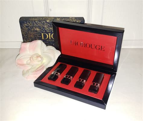 dior mini lipstick set 2019|Mini Rouge Dior Lipstick Gift Set .